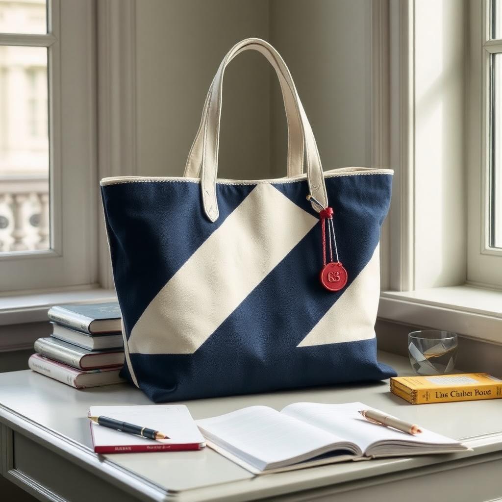 Hand-painted Goyardine canvas — chevron since 1892.