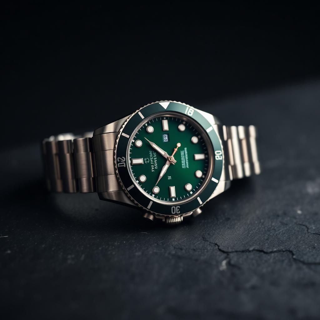 Tool watch precision in stainless steel.